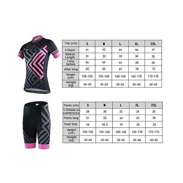 €38.99 SKYSPER Completo Abbigliamento Ciclismo, Set Abbigliamento Ciclismo  per Coppia Ciclismo Maglia Manica Corta + Pantaloni… - bikewebshop.it