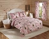 Realtree AP Mini Comforter Set, Twin, Pink, Camo