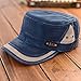 ETOSELL Men Women Adjustable Army Plain Vintage Hat Cadet Military Baseball Cap Blue
