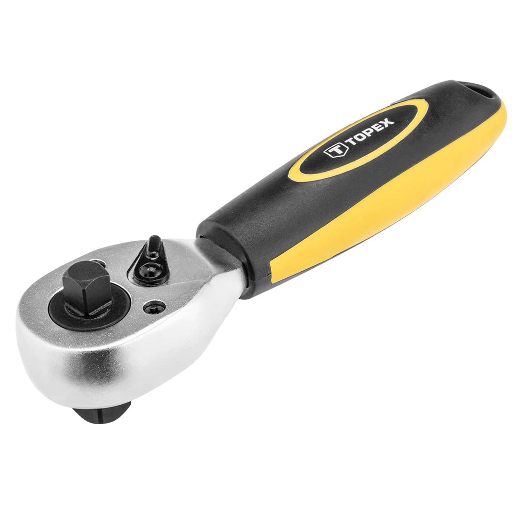 TOPEX Double Head Stubby Ratchet Socket Handle 1/2" & 3/8" (Top 35D543)