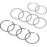 XTPTFABS 77mm Piston Ring,2 Sets,Replace 24-108-22-s,1.5x1.5 x3.0 mm,2-Cyl | Fit for Kohler CH18-22 CH620-641 CV18-22 CV620-640 Lawn Engine with 77mm Standard Bore Style A Piston 1.5/1.5/3mm Groove Size