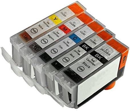 Pgi5 BK Cli8 Ink Cartridge Replacement for Canon - with Ink and Chip ( 5-PACK)