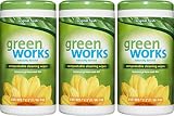 Green Works Compostable Cleaning Wipes, Biodegradable Cleaning Wipes - Original Fresh, 186 Wipes