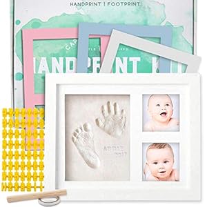 Baby Hand and Footprint Kit, New Born Baby Girls Gift, Registry for Baby, Baby Shower Gifts, New Born Baby Girls Gift…