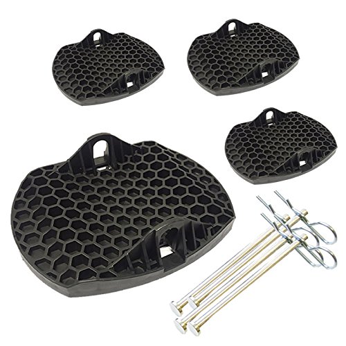 Fastcar SET OF 4 CARAVAN JACK PADS - WITH METAL PINS