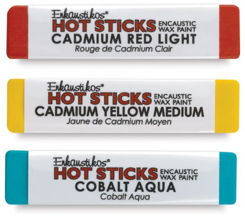 Hot Sticks Encaustic Wax Paints - Yellow Ochre