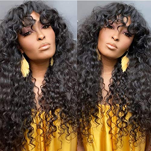 Human-Hair-Wig-Water-Wave-Wigs-with-Bangs-Brazilian-Non-Lace-Front-Wigs-with-Bangs-Glueless-Machine-Made-Hair-Natural-Color-18-Inch