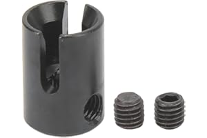 DRFEIFY RC Input Shaft Cup, 2 Colors, 18 x 13 mm, Steel Center Drive Shaft Cup ARAC5062 RC Car Upgrade Parts for ARRMA 1/7 1/8 Series RC Car(Black)