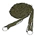 SODIAL(R) Deep Green Nylon Hammock Hanging Mesh Sleeping Bed Swing Outdoor Camping Travel