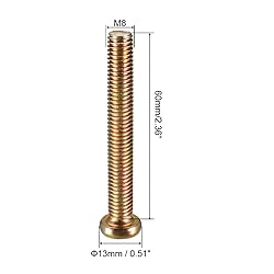 uxcell M8x60mm Furniture Screw Hex Socket Machine