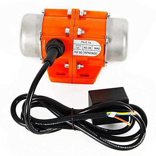 40W Vibration Motor AC110V 3600rpm Industrial Single Phase Asynchronous Vibrator for Shaker Table