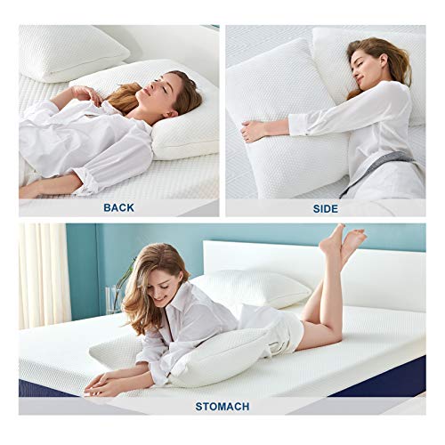 Molblly Pillows Set of 2 Pack Standard Size Pillows Adjustable Washable