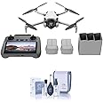 DJI Mini 4 Pro Drone Fly More Combo Plus With High Capacity Batteries, Bundle with Cleaning Kit
