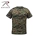 Rothco Kids Camo T-Shirt – Comfortable Outdoor Camouflage Short Sleeve Crew Neck Tee Shirt, Woodland Digital Camo, M