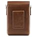 MegaGear Panasonic Lumix DC-ZS200, TZ200, Leica C-Lux Leather Camera Case with Strap - Dark Brown