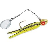 Johnson Rattlin' Beetle Spin Chartreuse, 1/4-Ounce