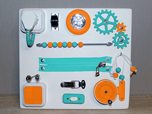 Busy board, Activity board, Montessori toys, Wooden toys, Sensory board, Busy book, Latch board, Toddler toy, Baby gifts, Educational activity toy for toddlers, Kids fine motor skills development game