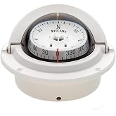 Ritchie Compass, Flush Mount, 3" Combi, White