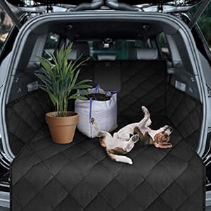 Dunlop Kofferbakbescherming, beschermmat, hondenaccessoires, blikseminbouw, antislip, waterdichte kofferbakdeken met…