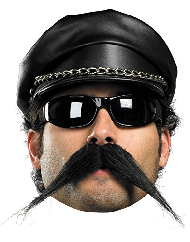 Biker Mustache Costume Accessory