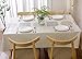 LEEVAN Heavy Vinyl Tablecloth Rectangle 54x84 Inch PVC Table Cover with Flannel Backing Wipe Clean Table Cloths Waterproof Oil-Proof for Kitchen and Dining Room-Geometry