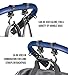 Boxiki kids Set of 2 Stroller Hooks for Bags, Purses, Water Bottles & More | Stroller Hooks Bag Hanger Clips | 360 Degree Swivel Stroller Carabiner Hooks | Stroller Hook Set for Mommy