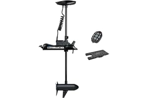 PARKHO HASWING Electric Trolling Motor – 12V 55LB 54 Inch Shaft Cayman Bow Mount Boat Fishing Saltwater Freshwater with Remote Control and Quick Release Bracket 50700-137B_Q