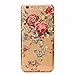 Hundromi iPhone 6 Plus Case,iPhone 6S Plus Case iPhone 6 6S Plus Plastic Case Cover Henna Floral Paisley Mandala Case Cover for iPhone 6 Plus/iPhone 6S Plus(Peony)
