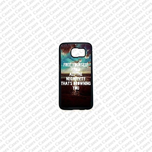 Krezy Case Samsung Galaxy S6 Edge Case, Cute Samsung Galaxy S6 Edge Cover, Inspiring Quote Samsung Galaxy S6 Edge Case, Galaxy S6 Case, Cool Edge II Case