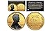 1943 24K Gold Gilded Steel Wartime Wheat Penny Coin with BLACK RUTHENIUM Abraham Lincoln Bust
