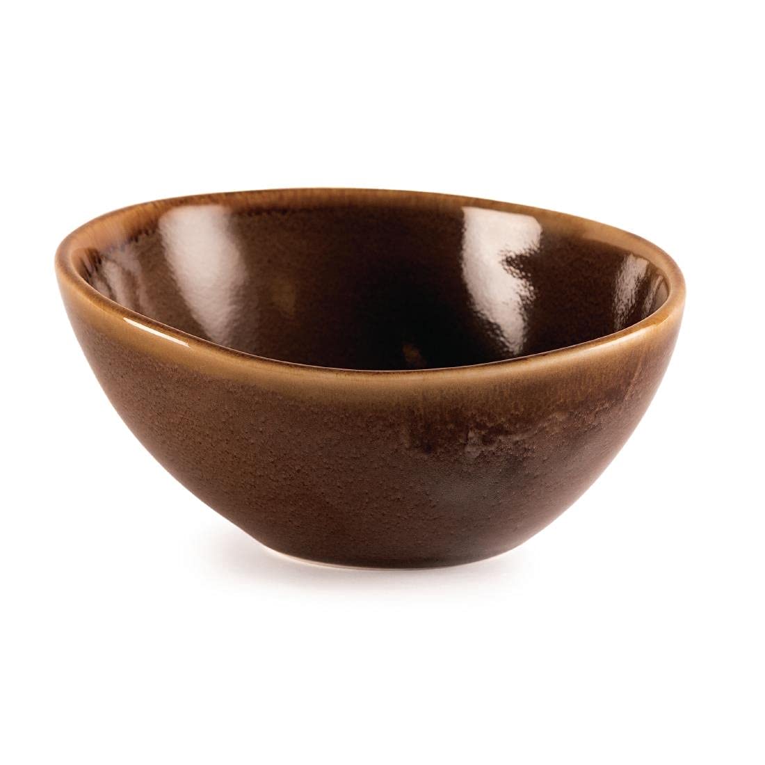 6x Olympia Kiln Bowl Bark 165mm 6.5" Rimmed Serving Dishes Kitchen Tableware