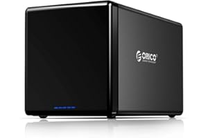 ORICO 4 Bay USB3.0 Enclosure Aluminum 3.5inch to SATA I II III Hard Drive Enclosure for Tool-Free Installation HDD SSD Storag