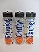 Personalized basketball 24 ounce BPA free water bottle