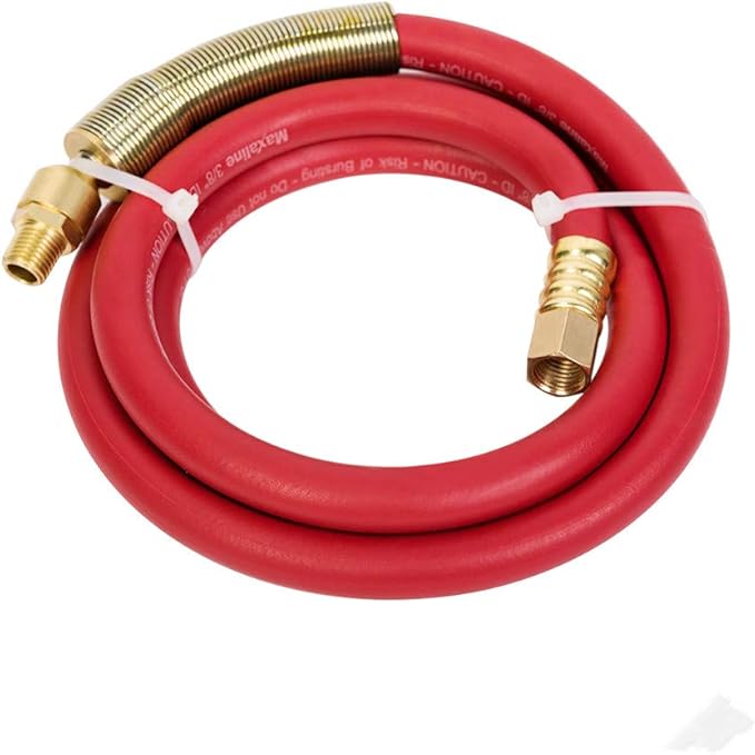 Maxaline NonKinking Rubber Leadin Air Hose 3/8inch x 5FT 300PSI with