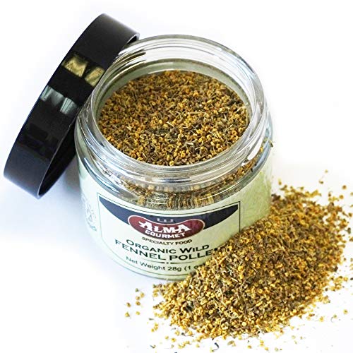 Italian Organic Fennel Pollen by Alma Gourmet | 1 Ounce Glass Jar - Thumbnail 3