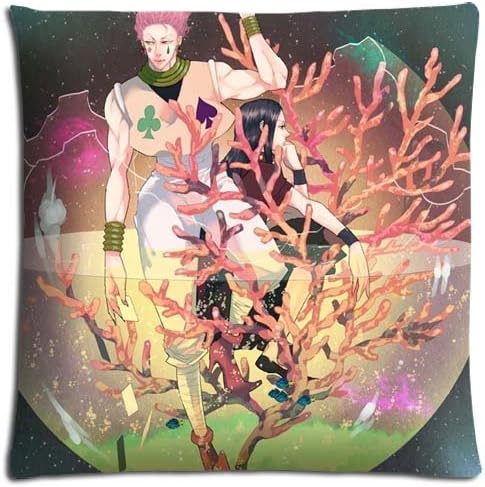 Comfort Cushion Pillow Covers Cases Hunter x Hunter Pillow Zippered Cotton / Polyester 20x20 inch 50x50 cm
