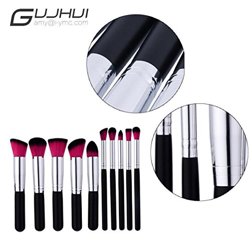 image for Goddessvan Makeup Brushes 10PCS Make Up Foundation Eyebrow Eyeliner Bl