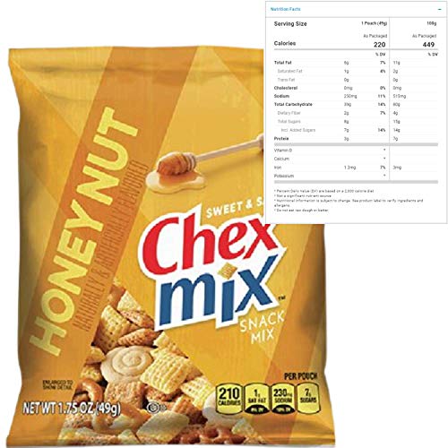 Chex Mix Snack Packs Variety Pack Of 15 1.75 Oz Bags of Chex Mix