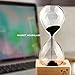 9PIG Hand-blown Glass Sand Timer Magnetic Hourglass A Perfect Decoration & Gift Choice