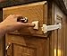 Baby Proofing - Child Safety Cabinet Locks | Multi-Use Toddler Latches to Childproof and Lock Drawers, Cabinets, Refrigerators, Pantry, Toilet, Ovens and Doors | One Button Open w/Firm Press (8 Pack)