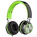 Wackolee Headphones, 015IP Headphones with Microphone for Smartphones Mp3/4 Laptop Computers Tab let MacBook Folding Gaming Earphones (Green)
