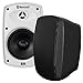 BTP525 Bluetooth High Definition Wireless 2-Way 5.25-Inch Composite Resin Low Resonator Cabinet Outdoor Weather Resistant Patio Speaker Pair - Black - OSD Audio