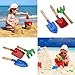 NUOLUX Outdoor Garden Tools Set Rake Shovel Kids Beach Sandbox Toy 3pcs