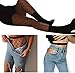 YueDie Women's Sexy Fishnet Sheer High Thigh Garter Belt, Black-l, One Size