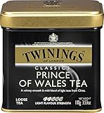 Twinings of London Prince of Wales Loose Tea Tins, 3.53 Ounces (Pack of 6)