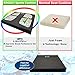 ERGO21 LiquiCell Sports Cushion - 3.5 Inch Thick Seat Pad for Tailbone, Hip & Lower Back Pain Relief - Ergonomic Comfort for Car, Office, Stadium & Wheelchairs- Better Than Gel, Foam or Air