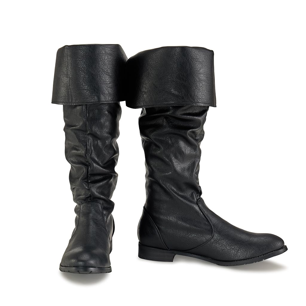 Photo 1 of DUNHAO COS Medieval Male and Female Renaissance Pull On Mid Calf Gothic Boots Flat Jazz Boots Renaissance Boot US 8-8.5/CH 40