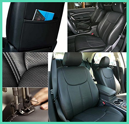 16-18 TOYOTA TACOMA DOUBLE CAB TRD-SPORT/OFF-ROAD CLAZZIO LEATHER SEAT COVERS BK