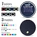 Luxxis Led Cup Holder Coaster – Interior Car Lights, Waterproof Bottle Drinks, Vibration Sensor and Solar USB Charging, Universal 7-Color Lights, 17 Different Modes, Cool Car Accessories [Set of 2]