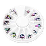 Elaco 3D DIY Design Charm Nail Art Decals Manicure Decorations Tips Stamping Stickers For Nails (C)